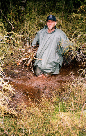 colin ritchie in the mud